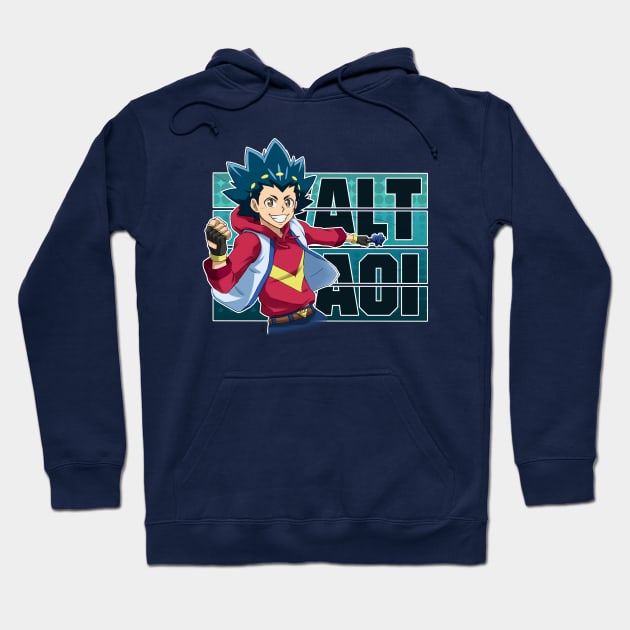 Valt Aoi - Beyblade Burst Surge/Sparking Hoodie by Kaw_Dev